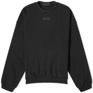 Fear of God
ESSENTIALS Men's
Spring Tab Detail Sweatshirt in Jet Black Size M